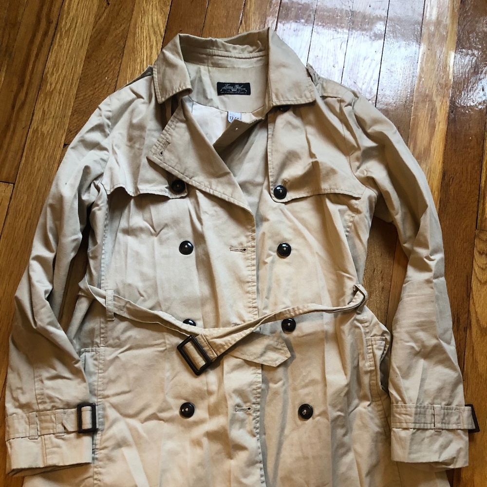 Khaki Trench (Kids, or Petite Woman)